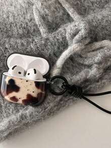 Ốp lưng tương thích với Apple Pro 2 3 4, họa tiết da bò, vân đá cẩm thạch, chất liệu TPU chống sốc, kèm móc khóa và dây đeo, phù hợp cho nam và nữ. - màu đen - Xem 9