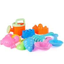 MINKOJA Beach Toy Set For Youngsters To Play With Water And Sand Large Sand Shovel Beach Bucket Sand Digging Tool Timer Accessories, Random Colors - Multicolor - View 7