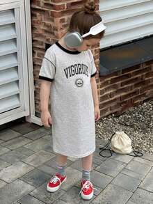 Dazy Kids Tween Girl Casual Dress,Girls Summer Outfits,Back To School Clothes - Grey - View 4