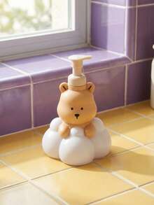 1个装，洗手液/沐浴露瓶，可爱卡通熊造型设计，适合放置于浴室，可装250/500毫升洗手液，可补充装，适合作为情人节、复活节、生日礼物。 - 多色 - 查看 3