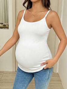 SHEIN Maternity T-Shirts - Black and White - View 1
