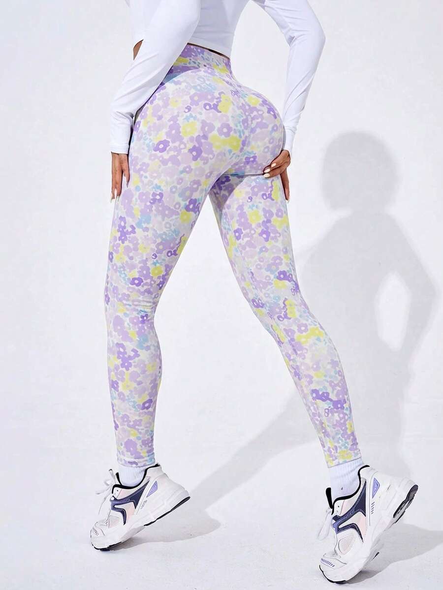 Sovereign Charm Women Sports Leggings - Multicolor - View 1