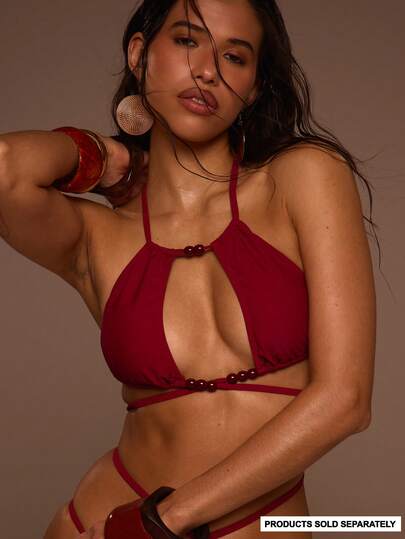 Musera Resort ביקיני חלק עליון עם צווארון קולר, גזרות חרוזים, רק קיץ, חוף, חופשה, סקסי, חמוד, בוהו, טיולים, סאנסpell