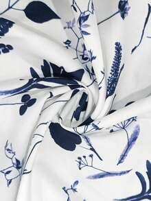 SHEIN Frenchy Vestido casual de vacaciones con estampado floral de talla grande - Multicolor - Ver 7