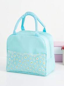 1 túi đựng cơm bento cầm tay, kiểu dáng thời trang mới, túi đựng cơm có ngăn bên hông, túi giữ nhiệt. - Nhiều màu - Xem 7