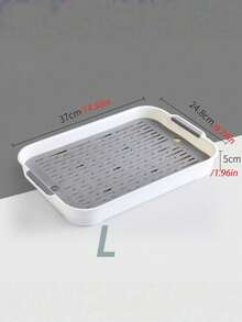 1 PC Square Double Layer PP Material Removable Washable Pet Litter Box For Guinea Pig Rabbit Hamster Small Animal Indoor Supplies Bath Tray Rabbit Hutch Pet Accessories Home - Multicolor - View 6