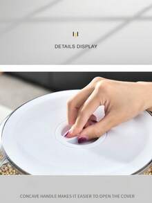 1 pieza Recipiente de almacenamiento de granos giratorio de 360 grados con compartimentos, cubo de arroz a prueba de humedad y resistente a insectos, cubo de arroz a presión para el hogar, disponible en varios colores, adecuado para almacenar diversos granos y arroz, a prueba de insectos y a prueba de polvo, recipiente de almacenamiento de granos, recipiente de almacenamiento de alimentos, almacenamiento de cocina - Multicolor - Ver 8