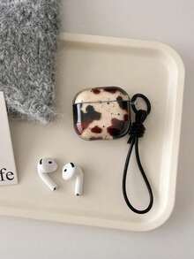Ốp lưng tương thích với Apple Pro 2 3 4, họa tiết da bò, vân đá cẩm thạch, chất liệu TPU chống sốc, kèm móc khóa và dây đeo, phù hợp cho nam và nữ. - màu đen - Xem 8