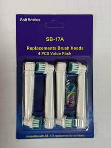 Electric Toothbrush Replacement Brush Heads - Replacement Packs For Pro, D, Genius, And Smart Series Electric Toothbrushes. - Multicolor - View 10