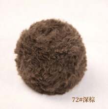 1卷100克钩针毛线，粗毛线，仿貂绒质感，花式毛线，手工编织毛线，柔软舒适，适合DIY钩针编织，可用于制作衣服、帽子、围巾、毯子等，舒适蓬松，毛绒质感，适合手工钩针爱好者，也可用于生日装饰、圣诞装饰、万圣节礼物等。 - 彩色 - 查看 46