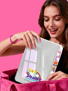 THE POWERPUFF GIRLS X SHEIN 卡通彩虹女孩平板电脑保护套，兼容 iPad (A16) 11 英寸第 11 代（2025 年款）/ iPad 第 10 代、iPad Pro 2020/2021 11 英寸、iPad 7/8/9 代、Galaxy Tab A9 Plus，高端质感，支持 3+Y 折叠，具备自动唤醒/睡眠功能和内置笔槽，防震保护套。 - 彩色 - 查看 9
