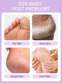 Slow Sunday Lavender Foot Bath Powder, Lavender, Hydrating Moisturizing Revitalizing Exfoliating Footcare, Good Choice For Wedding, Vacation, Beach, Travel EssentialsEaster Gifts, Suitable For Summer Foot Care - Hoa oải hương - Xem 2