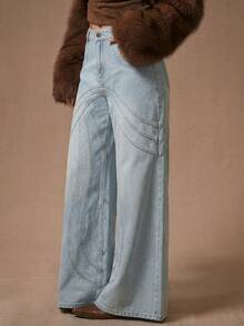 MUSERA Jeans de mujer - Celeste - Ver 4