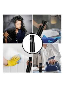 1 bình xịt phun sương mịn liên tục, bình xịt tự động áp suất cao không chứa khí dung, thích hợp cho tạo kiểu tóc, vệ sinh, làm vườn, đựng nước mỹ phẩm, xịt khoáng cho tóc và mặt, có thể nạp lại. - Nhiều màu - Xem 5