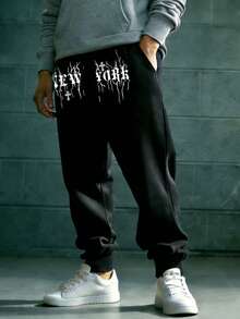 GymBeat 男士运动裤 - 黑色 - 查看 3