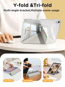HARRY POTTER X SHEIN 鸽子信使平板电脑保护套，兼容 iPad 11/iPad 10/iPad 9/iPad Air 5/iPad Air 7 13 英寸/iPad Air 6 11 英寸，兼容三星 Galaxy Tab A9 Plus，高端质感，支持 3+Y 折叠，具备自动唤醒/睡眠功能和内置笔槽，防震保护套 - 彩色 - 查看 8