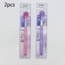 1/2pcs 3-Sided Soft Bristle Toothbrush, Deep Clean V-Shape Design, Ergonomic Oral Care Brush For Sensitive Gums - Multicolor - View 12