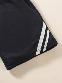 3pcs Boys' Casual Sports Minimalist Multi-Color Shorts Set, Suitable For Sports, Leisure, School, Summer - Multicolor - View 3
