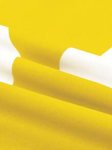 SOLERSUN Blusa asimétrica de hombro con cordón y fruncido lateral con estampado geométrico, talla grande para mujer, estampado aleatorio, blusa de un solo hombro - Amarillo - Ver 8