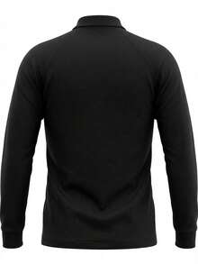 Reebok Men's Long Sleeve T-Shirt Black - 黑色 - 查看 2