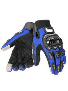 1PC Motorcycle Riding Gloves Bicycle Cycling Gloves Touch Screen Compatible Anti Slip Protective Outdoor Adventure Gear For Motorcyclist Daily Commute Long Distance Travel Unisex Breathable Reflective Gel Padded Durable Must Have Rider Essentials Gift Idea For Men Women - Multicolor - View 11
