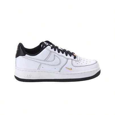 Nike Air Force 1 '07 Mini Jewel Women's Casual Shoes White/Black-Metallic Gold IB6543