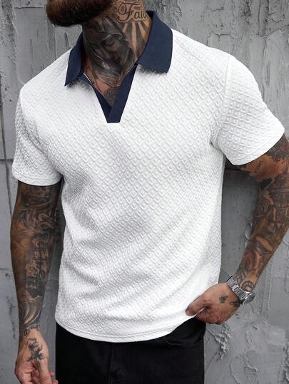 Manfinity Homme Áo Polo tay ngắn thường ngày, Áo Polo chơi golf nam, Áo Polo tay ngắn, Áo Polo cổ bẻ nam, Áo Polo nam, Áo Polo trắng, Áo Polo tay ngắn, Thích hợp cho các hoạt động thường ngày, tụ họp bạn bè, cuối tuần thư giãn, Là món quà tuyệt vời dành cho bạn trai hoặc chồng, Áo Polo bán chạy nhất trên INS