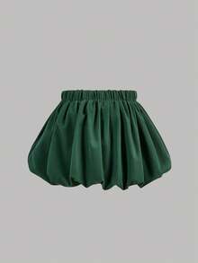 Bộ 2 món cho bé gái gồm áo thun ngắn in hình hoạt hình dễ thương và chân váy phồng, trang phục thường ngày thoải mái. - Nhiều màu - Xem 9