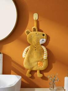 Joivida Cute Animal Hand Towels, Super Soft Coral Fleece - Quick Dry & Absorbent Hanging Towels For Bathroom, Kitchen, Home - Multicolor - View 5