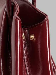 Ontre Ladies' Shoulder Bag - Burgundy - View 5