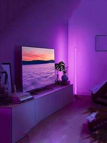 1 PC RGB Electric Ambiance Light, Adjustable In Various Angles And Colors, Controlled By Remote. Suitable For Halls, Holiday Gatherings, Christmas, Home Get-Togethers, Bedrooms, Living Rooms, And Camping. - Tripod corner ambient light - View 8