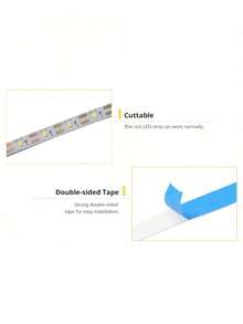 1 PC LED COB Strip Light 5V With Touch Sensor For Dimmable Brightness Control, Available In Warm Light / White Light / Natural Light. DIY Strip Light 1M-5M For Bedroom, Wardrobe, Office, Corridor, Stairs, Kitchen, Hallway, DIY-Shaped Lighting. - Touch - View 4
