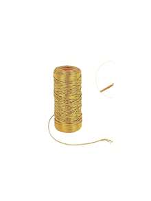 1/2 piezas Adornos colgantes para envolver regalos, suministros para fiestas, manualidades de costura, decoración del hogar, cuerda de macramé dorada y plateada, hilo retorcido, cinta, suministros de manualidades para el Día de San Valentín, cuerda, cinta, hilo de bricolaje - Multicolor - Ver 12