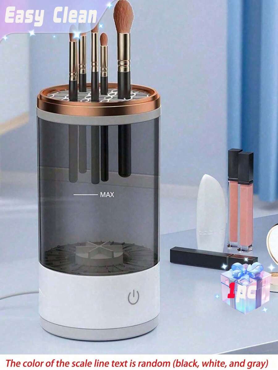 SHEIN 三合一自动化妆刷清洁烘干机 - 适合化妆爱好者