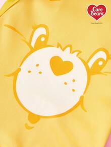 Care Bears X PETSIN 1件可爱心形小熊卡通图案宠物背心，黄绿色小熊脸数码印花，透气亲肤宠物服装 - 彩色 - 查看 8