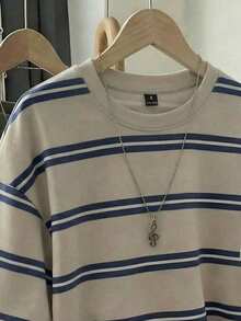 SHEIN EZwear Áo thun cổ tròn họa tiết sọc nhiều màu sắc đa năng kiểu Hàn Quốc, thích hợp mặc ngoài, chụp ảnh, cắm trại, mùa thu, mùa đông, đi học. Áo thun cổ tròn nữ thông thường, áo mùa hè, thích hợp đi làm hàng ngày, hẹn hò, tụ họp, mùa thu/đông/hè, Giáng sinh, Năm mới, Lễ Tạ ơn, tiệc tùng, đám cưới, bãi biển, lễ tốt nghiệp. Thời trang, thanh lịch, giản dị, đi chơi, hẹn hò, đặt chỗ, đi làm, sáng bóng, Ngày lễ tình nhân, sang trọng, kỳ nghỉ, giản dị, Y2K, đi chơi, lễ tốt nghiệp, v.v. - Nhiều màu - Xem 3