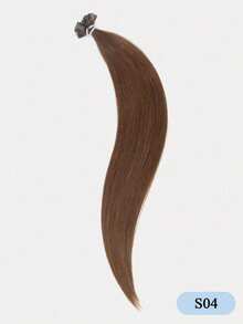 Extensiones de cabello humano con punta plana, extensiones de cabello humano rectas invisibles y sin costuras, color natural, 16-22 pulgadas, 50g, extensiones de cabello humano con punta de queratina suave, para agregar longitud y volumen para bodas, uso diario y fiestas - Multicolor - Ver 27