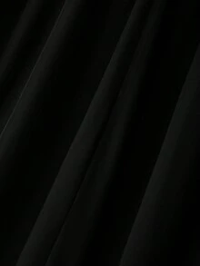 GlowEve CURVE Robe évasée élégante à col de perles pour femmes grandes tailles, pour le travail - Noir - Voir 4
