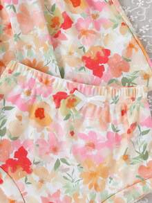 SHEIN Playful Pals Bộ 3 món cho bé gái, gồm váy hai dây mềm mại và dễ thương, gồm váy và quần short. - Nhiều màu - Xem 6