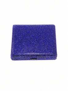 SHEIN Hộp đựng thuốc lá cao cấp nạm kim cương, chống va đập - Hộp đựng siêu mỏng chống ẩm cho 20 điếu thuốc, hộp quà phụ kiện thanh lịch dành cho nữ (phù hợp với loại thường/mỏng/siêu mỏng) - Nhiều màu - Xem 9