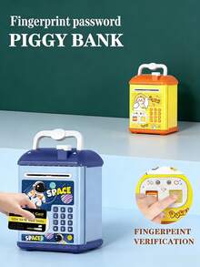 MINKOJA 1 Stück, Kinder ATM Bargeldbox, cartoon-förmiger Astronaut/Bär/Pony Sparschwein, kreative Aufbewahrungsbox, Kindergeburtstags-Geschenkspielzeug, Schlüsselaufbewahrungsschrank, Teenager-Spielzeug, Ostern, Ostergeschenk, Kindertag - Verschiedenfarbig - Übersicht 8