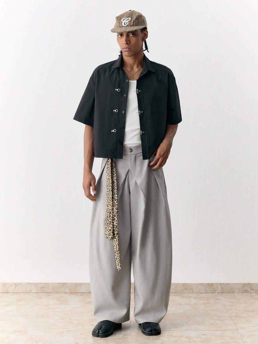 SWAVVY Pantalones para hombre - Blanco - Ver 1