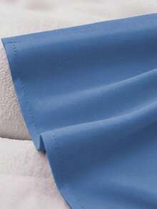 GlowEve CURVE Kemeja Wanita Kasual Musim Panas Tenun Ukuran Besar - Biru - View 4