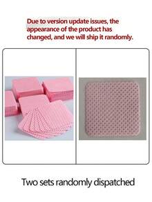 200/400/1000 miếng khăn lau tẩy sơn móng tay dạng gel, khăn lau không xơ, dụng cụ trang điểm, bán sỉ đồ dùng làm móng, dụng cụ làm móng, dụng cụ nghệ thuật làm móng. - Nhiều màu - Xem 14