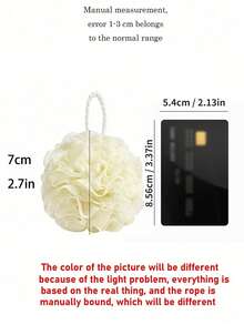 10个装超强去角质丝瓜络沐浴球 - 家用SPA沐浴海绵球网状刷 - 丰富泡沫面部身体磨砂膏 4个装去角质沐浴丝瓜络沐浴球 - 沐浴SPA网状刷磨砂球，适用于面部和身体 - 彩色 - 查看 3