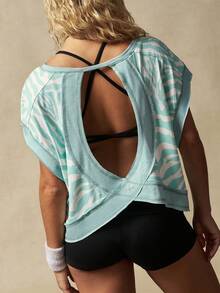 VARSITIE 女士运动T恤和背心 - 彩色 - 查看 5