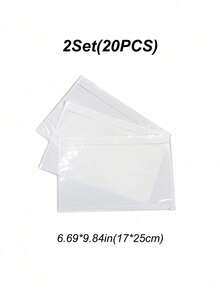 Shipping Label Sleeves 6.69*9.84in(17*25cm)- Strong Adhesive Back For Secure Package Labeling, Protects Documents With Packing Slip Pouches -Packing Sleeves For Mailing And Packaging - 17*25cm - View 11