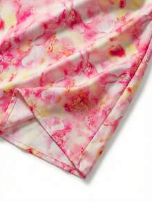 Femesol 新款女士无袖印花迷你连衣裙，春夏款 - 彩色 - 查看 4