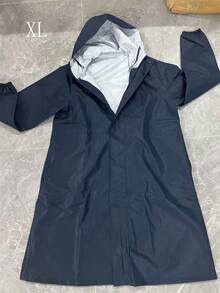 SHEIN 女士防水长款雨衣连帽风衣轻便旅行风衣夏季清凉、沙滩、旅行 - 彩色 - 查看 18