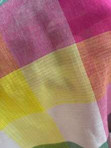 Balvessa Damset med regnbågsrutig skjorta och shorts, 2 delar, vår/sommar - Multifärgad - Visa 5